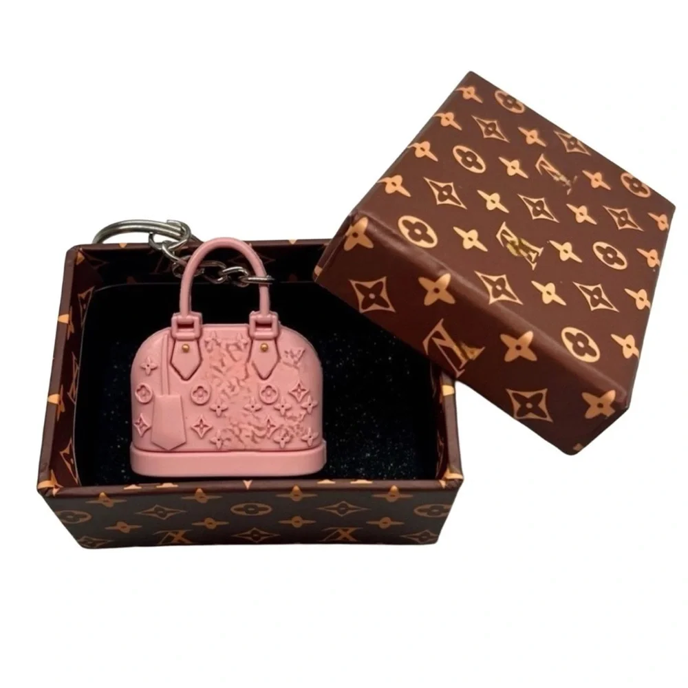 Mini Purse Keychain Charm with Gift Box